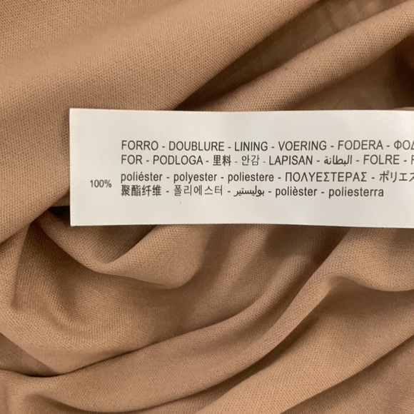 Zara NWOT Rose Pink Sequin Midi Skirt size L - Picture 13 of 17